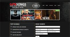 Desktop Screenshot of gpssongs.com