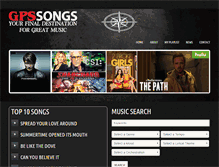 Tablet Screenshot of gpssongs.com